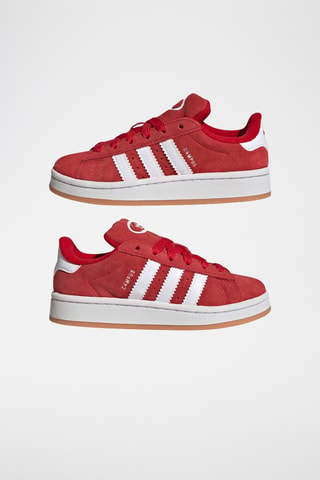 Baskets en nubuck Campus - Rouge