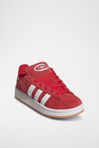 Baskets en nubuck Campus - Rouge