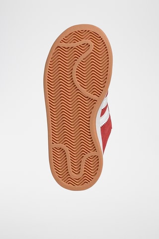 Baskets en nubuck Campus - Rouge