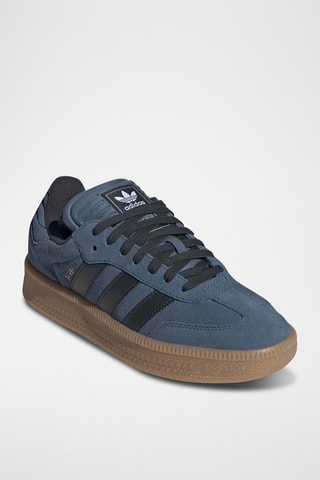 Baskets en nubuck Samba - Bleu marine