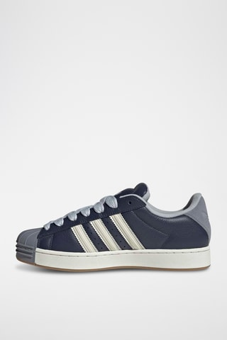 Baskets en nubuck Superstar - Gris et bleu marine