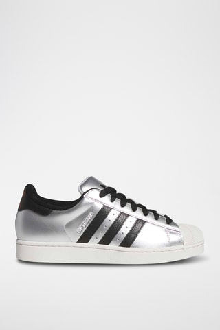 Baskets en cuir Superstar - Argenté