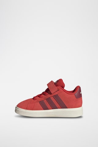 Baskets en cuir Grand Court - Rouge