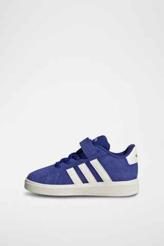 Baskets en cuir Grand Court - Bleu marine