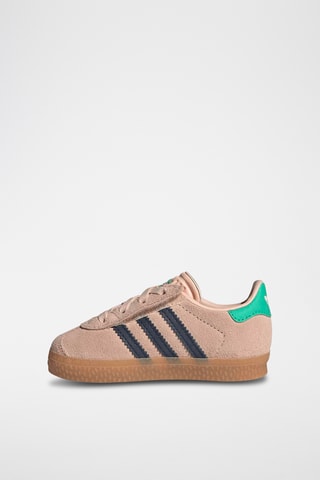 Baskets en cuir Gazelle - Vieux rose