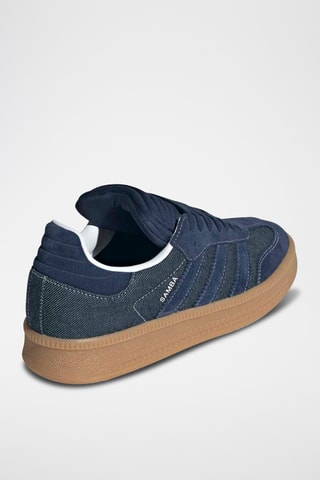 Baskets en cuir - Bleu marine