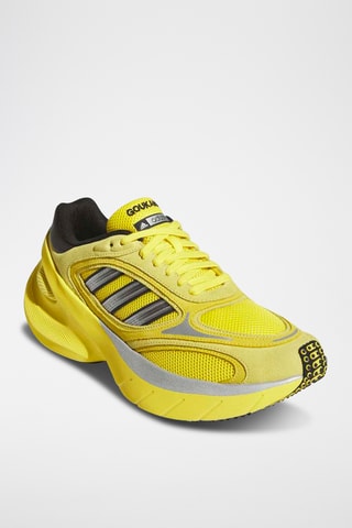 Baskets en nubuck Adizero - Jaune et argenté