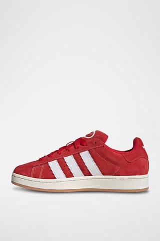 Baskets en nubuck Campus - Rouge