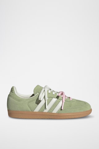 Baskets en nubuck Samba - Vert