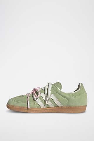 Baskets en nubuck Samba - Vert