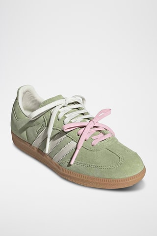 Baskets en nubuck Samba - Vert