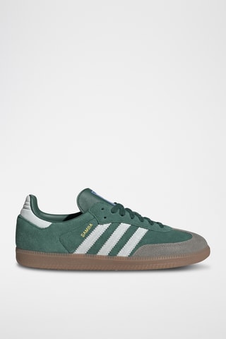 Baskets en nubuck Samba - Vert foncé