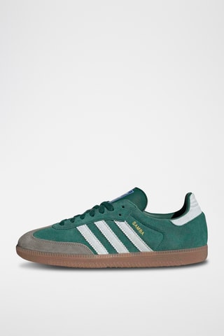 Baskets en nubuck Samba - Vert foncé