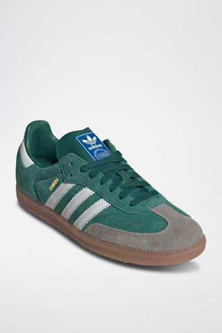 Baskets en nubuck Samba - Vert foncé
