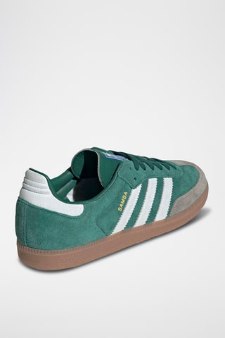 Baskets en nubuck Samba - Vert foncé