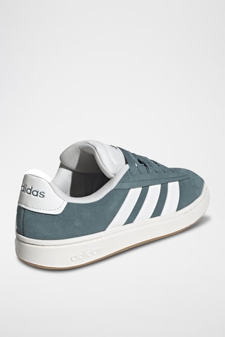 Baskets en cuir Grand court - Bleu-gris