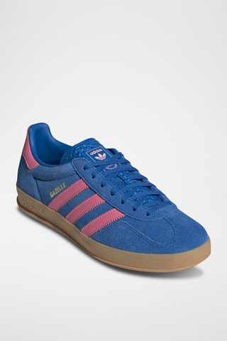 Baskets en nubuck Gazelle - Bleu cobalt