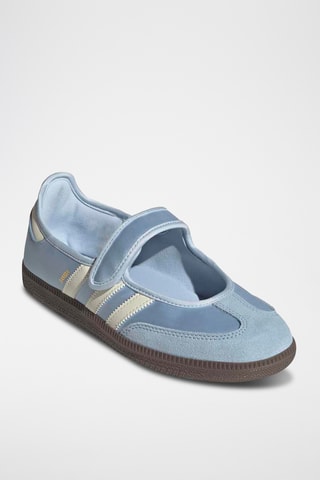 Baskets en nubuck Samba - Ciel