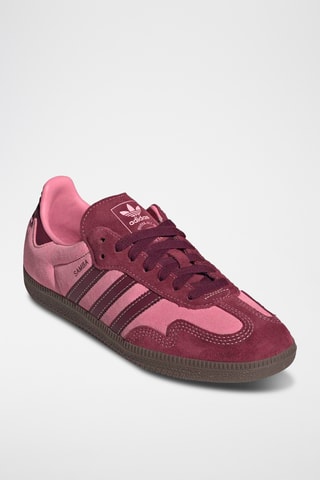 Baskets en nubuck Samba - Rose