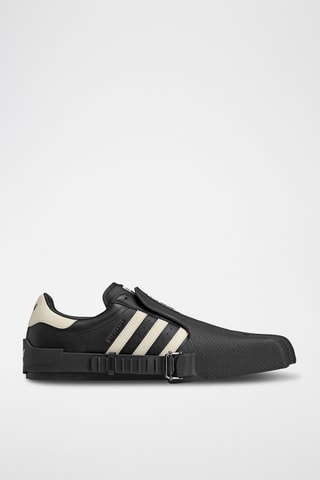 Baskets en cuir Statement Hza - Noir