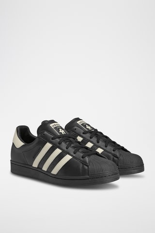 Baskets en cuir Statement Hza - Noir