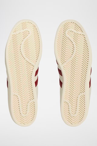 Zapatillas de piel Statement Hza - Beige y rojo