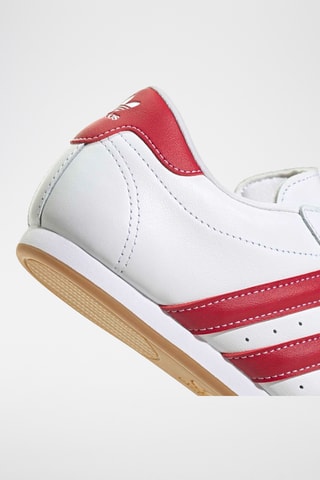 Zapatillas de piel Taekwondo - Blanco y rojo