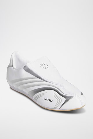 Zapatillas de piel Taekwondo - Blanco