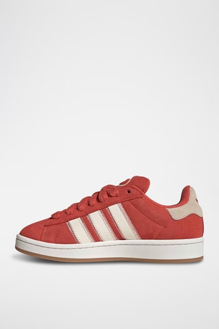 Baskets en nubuck Campus - Rouge