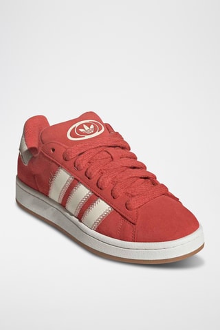 Baskets en nubuck Campus - Rouge