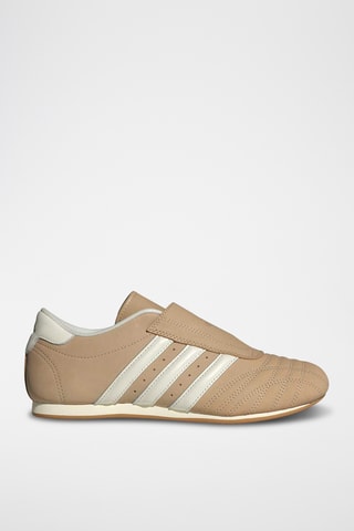 Chaussures de taekwondo en cuir - Beige