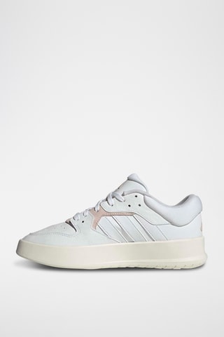 Chaussures de tennis en cuir Courtblock - Blanc