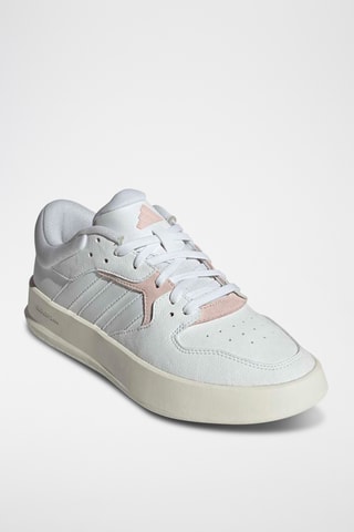 Chaussures de tennis en cuir Courtblock - Blanc