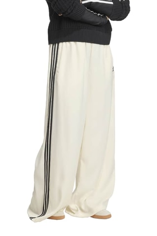 Pantalon de survêtement wide legs Adicolor - Blanc