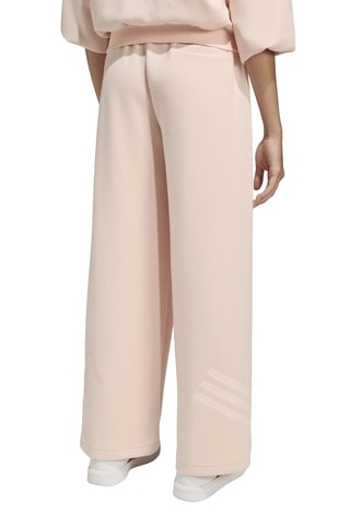 Pantalon wide legs taille haute Future Icons - Rose