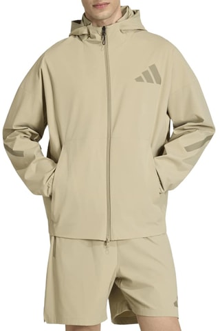Coupe-vent à capuche ZNE - Beige