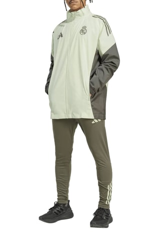 Veste d’entraînement à capuche Real Madrid - Vert clair