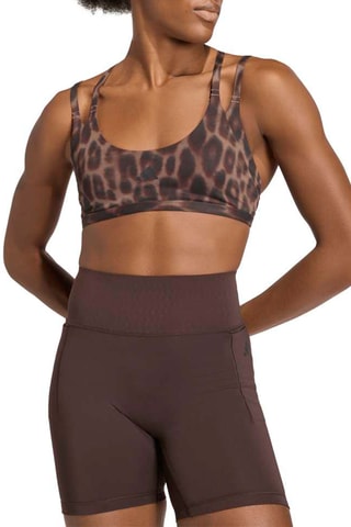 Brassière d’entrainement push-up Strength - Marron