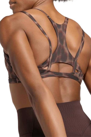 Brassière d’entrainement push-up Strength - Marron