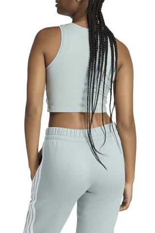 Crop top d’entraînement ampliforme Essentials - Vert d'eau