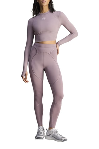 Crop top d’entraînement Stella McCartney - Violet
