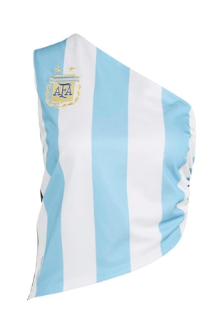 Top asymétrique Argentine Premium Originals - Blanc