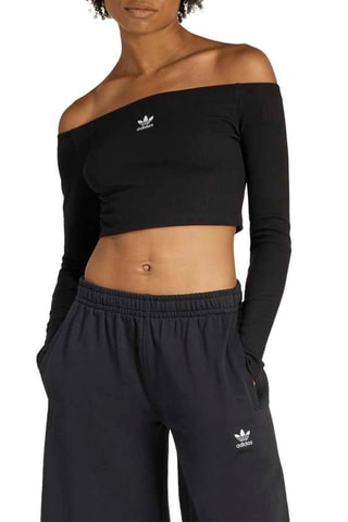 Crop top Classic Essentials - Noir