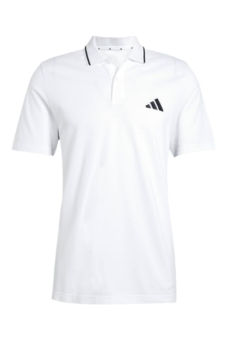 Polo regular d’entraînement Essentials - Blanc