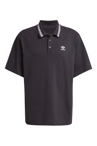 Polo loose Adicolor - Noir