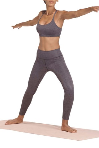 Legging d’entraînement 7/8 taille haute Motion - Marron