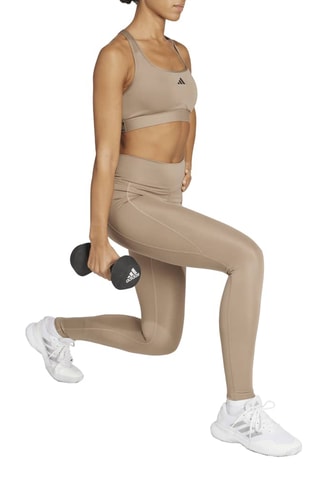 Legging d’entraînement taille haute Essentials - Marron