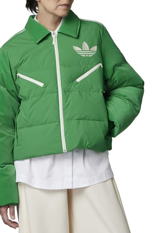 Doudoune en velours Velvet Puffer Vert