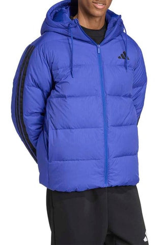 Doudoune à capuche Essentials - Bleu cobalt
