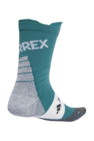 Chaussettes de trail - Vert et gris chiné